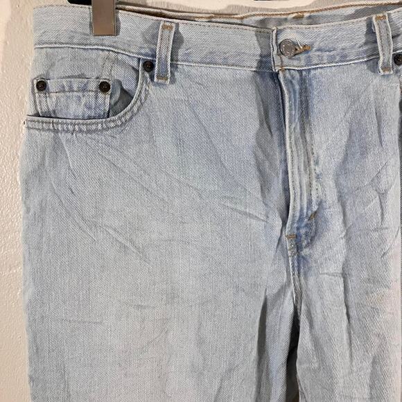 Vintage 90s Levi’s Jeans Light Wash Distressed Marked 505 Denim‎ - Picture 2 of 7
